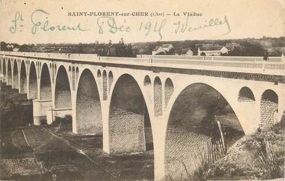 CPA FRANCE 18 "Saint Florent sur Cher, le viaduc"