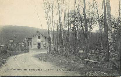 / CPA FRANCE 78 "Saint Nom La Brétèche, la gare"