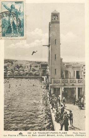 CPA FRANCE 62 "Le Touquet Paris plage, la Piscine"