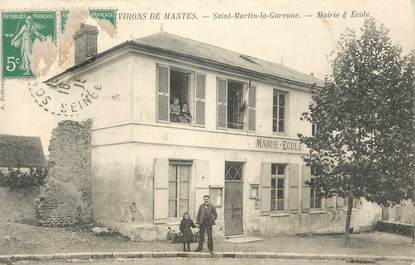 / CPA FRANCE 78 "Saint Martin la Garenne, mairie et école"