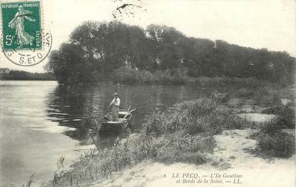 / CPA FRANCE 78 "Le Pecq, l'Ile Gauthier"