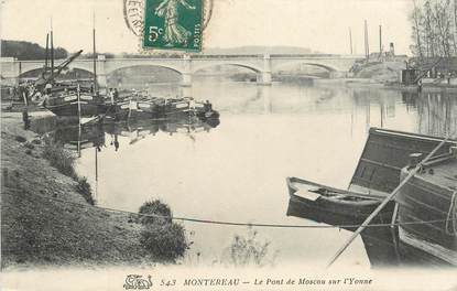CPA FRANCE 77 "Montereau, le pont de Moscou sur l'Yonne"