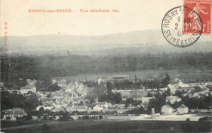 / CPA FRANCE 78 "Rosny sur Seine, vue générale"