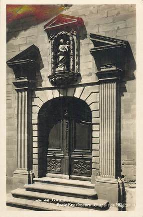CPSM FRANCE 26 "Crest, Porte Renaissance, chapelle de l'Hopital"