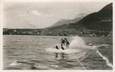 CPSM FRANCE 74 "Annecy, Plage" / SKI NAUTIQUE