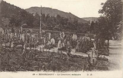 / CPA FRANCE 88 "Remiremont, le cimetière militaire"