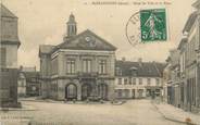 02 Aisne CPA FRANCE 02 "Blérancourt, Hotel de ville et la place"