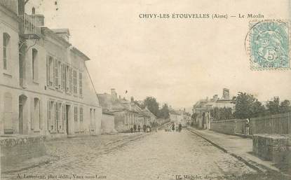 CPA FRANCE 02 "Chivy les Etouvelles, le moulin"