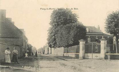 CPA FRANCE 02 "Flavy le Martel, rue du Bois"