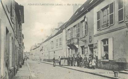 CPA FRANCE 02 "Fère en Tardenois, rue de la mairie"