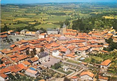 / CPSM FRANCE 65 "Castelnau Magnoac, vue générale aérienne"