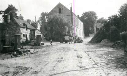 CPSM FRANCE 02 "Oigny en Valois, Entrée de la Ferme"