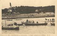 40 Lande / CPA FRANCE 40 "Capbreton sur Mer, le signal, barques"