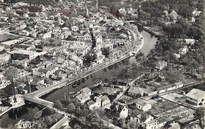 / CPSM FRANCE 40 "Capbreton, le Boudigau, vue aérienne"