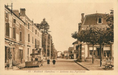 / CPA FRANCE 40 "Habas, av des Pyrénées"