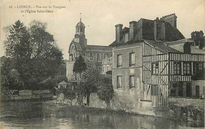 CPA FRANCE 14 "Lisieux, vue sur la Touques et Eglise Saint Désir"