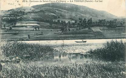 / CPA FRANCE 73 "La Thuile, le lac"