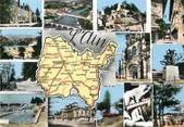 01 Ain / CPSM FRANCE 01 "Ain" / CARTE GEOGRAPHIQUE