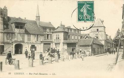 CPA FRANCE 14 "Lisieux, rue Paul Banaston"