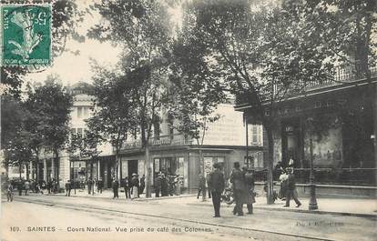 / CPA FRANCE 17 "Saintes, cours National"