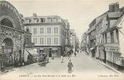 14 Calvado CPA FRANCE 14 "Lisieux, rue Pont Mortain et la Halle aux Blés"