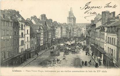 CPA FRANCE 14 "Lisieux, Place Victor Hugo"