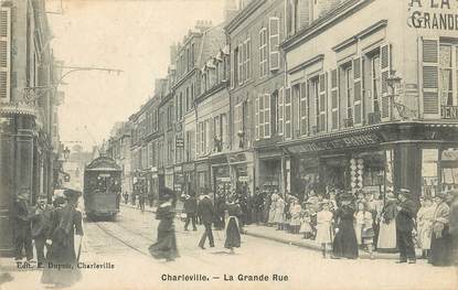 / CPA FRANCE 08 "Charleville, la grande rue"