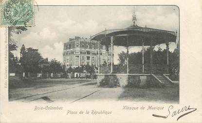 / CPA FRANCE 92 "Bois Colombes, place de la République"