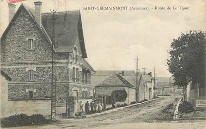 / CPA FRANCE 08 "Saibt Germainmont, route de Le Thour"