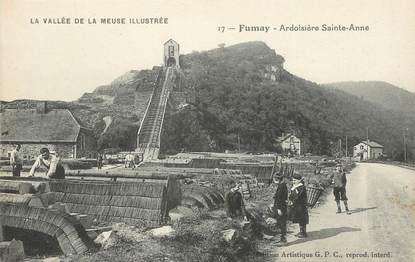 / CPA FRANCE 08 "Fumay, ardoisière Sainte Anne"