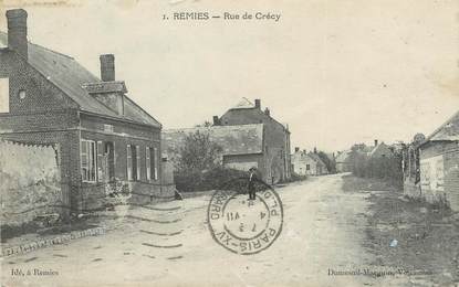 / CPA FRANCE 02 "Remies, rue de Crécy"