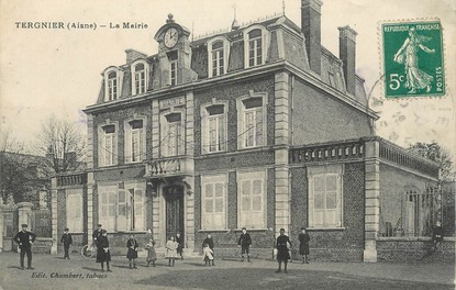 / CPA FRANCE 02 "Tergnier, la mairie"