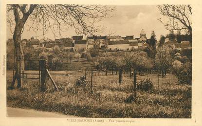 / CPA FRANCE 02 "Viels Maisons, vue panoramique"