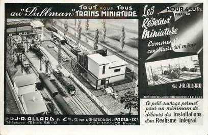 CPSM FRANCE 75009 "Paris, rue d'Amsterdam, magasin de modélisme, train miniature"