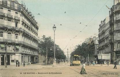 CPA FRANCE 76 "Le Havre, bld de Strasbourg"