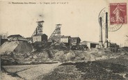 71 SaÔne Et Loire / CPA FRANCE 71 "Montceau les Mines, le Magny puits nr1 et nr 2" / MINES