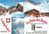 74 Haute Savoie / CPSM FRANCE 74 "Châtel, restaurant d'Altitude, la Chaux des Rosées"