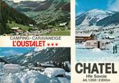 74 Haute Savoie / CPSM FRANCE 74 "Châtel, l'Oustalet" / CAMPING