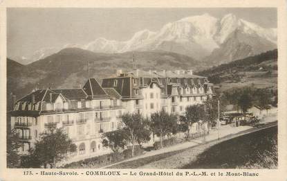 / CPA FRANCE 74 "Combloux, le grand hôtel"