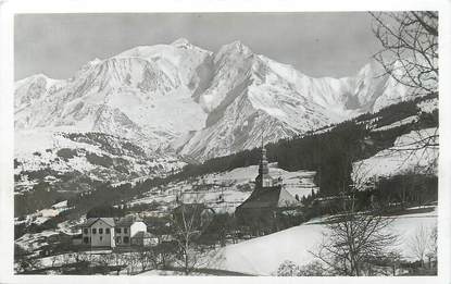 / CPSM FRANCE 74 "Combloux, et le Mont Blanc "