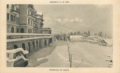 / CPA FRANCE 74 "Combloux en hiver"