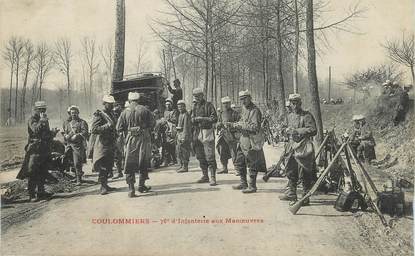 / CPA FRANCE 77 "Coulommiers" / MILITAIRE