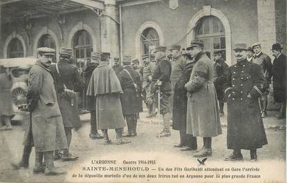 / CPA FRANCE 51 "Sainte Menehould, guerre 1914-1915'