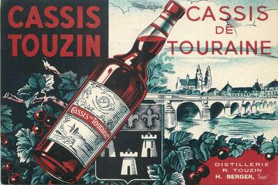 / CPA FRANCE 37 "Tours, distillerie Touzin"