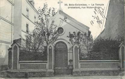 / CPA FRANCE 92 "Bois Colombes" / TEMPLE PROTESTANT