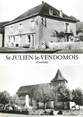 69 RhÔne / CPSM FRANCE 69 "Saint Julien le Vendomois, hôtel Laurent, place de l'église"