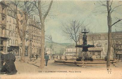 CPA FRANCE 63 "Clermont Ferrand, Place Delille"