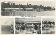 67 Ba Rhin / CPSM FRANCE 67 "Plage de Strasbourg, la reine des plages de l'Est"