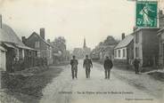 60 Oise / CPA FRANCE 60 "Campeaux, vue de l'église, prise sur la route de Formerie"