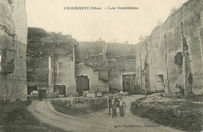 / CPA FRANCE 60 "Cramoisy, les carrières"